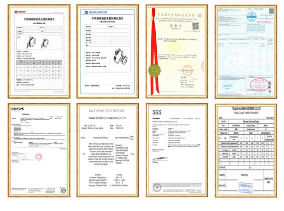 hose clamp factory certificate