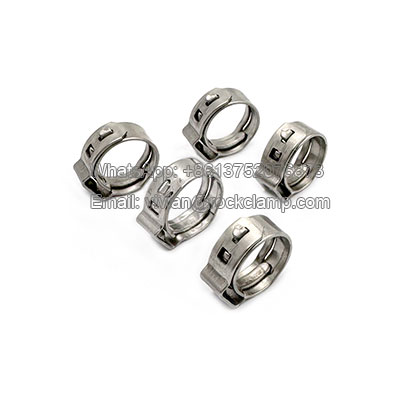 single ear hose clips