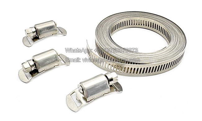 hose strap clamp and hosing