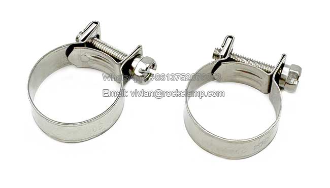 fuel injection clamps stainless steel