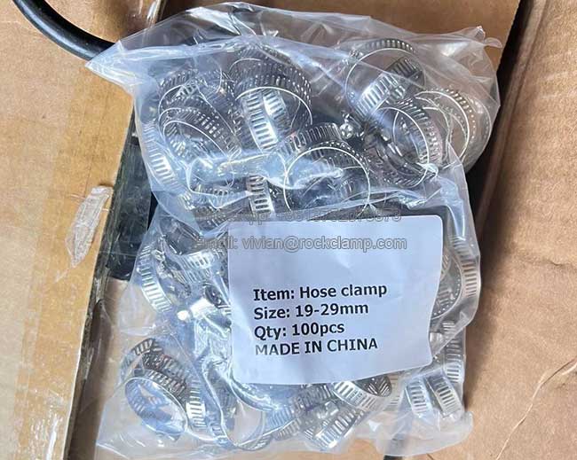 3 4 hose clamp package