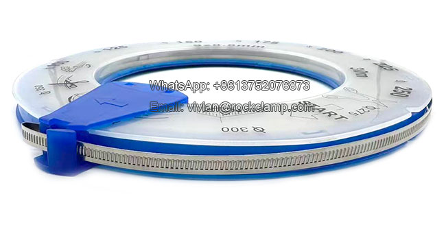 30 meter stainless steel hose clamp roll for industrial ducting