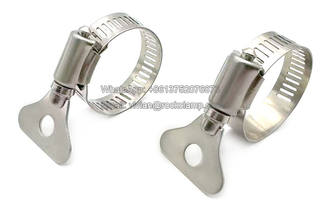 steel handle easy-turn hose clamp for garden