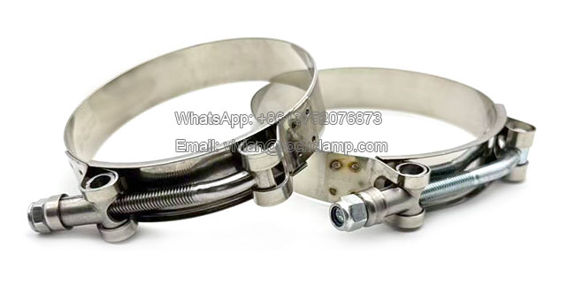Stainless Steel T-Bolt Clamp for Intercooler Pipe
