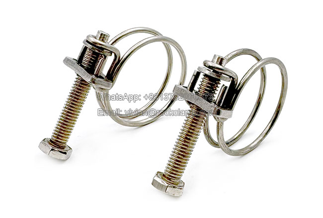 Double wire hose clamp supplier wholesale price