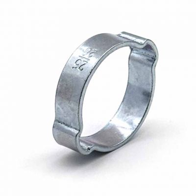 Double ear hose clamp