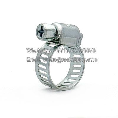 Galvanized steel W1 small hose clamps