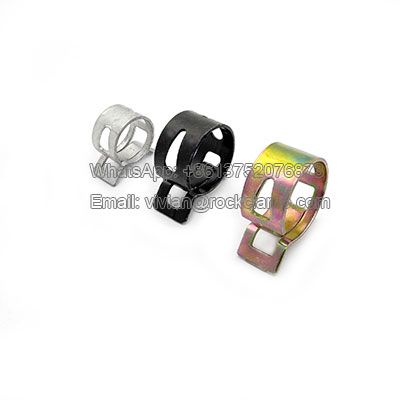 Spring hose clamps