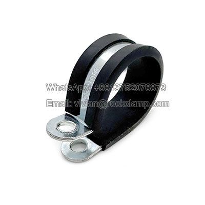 Rubber lined P clamps