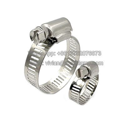 American type worm drive clamps stainless steel