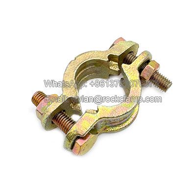 Iron double bolt clamp