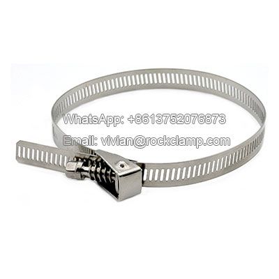 American type quick release worm gear hose clamp