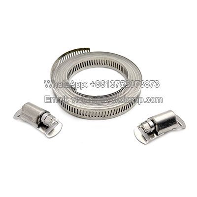 Hose strap clamp