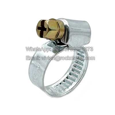 Galvanized german style hose clamp