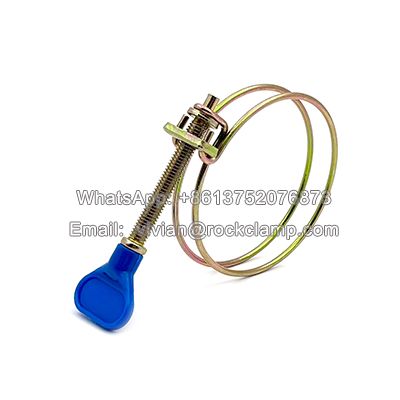 Wire type hose clamps
